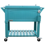 Permasteel 80Qt Furniture Style Patio Cooler - Teal