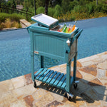 Permasteel 80Qt Furniture Style Patio Cooler - Teal