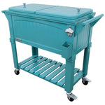 Permasteel 80Qt Furniture Style Patio Cooler - Teal