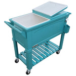 Permasteel 80Qt Furniture Style Patio Cooler - Teal