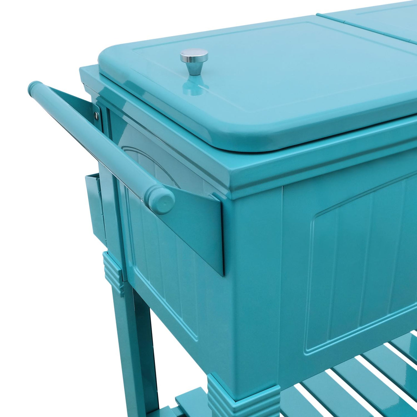 Permasteel 80Qt Furniture Style Patio Cooler - Teal