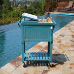 Permasteel 80Qt Furniture Style Patio Cooler - Teal