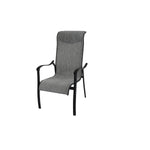 Hanlan Outdoor Dining Chair - Set of 2 - Charcoal/Light Grey