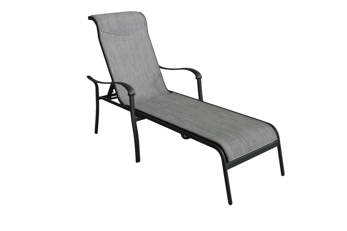 Hanlan Outdoor Lounger - Charcoal/Light Grey