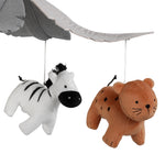 Patchwork Jungle Musical Mobile