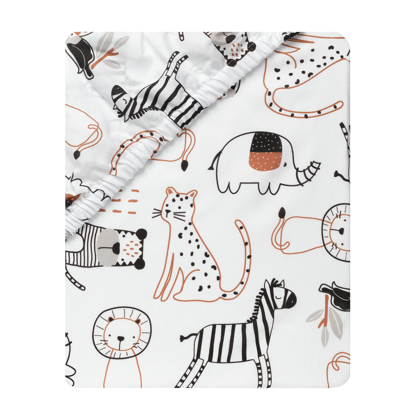 Patchwork Jungle 4-Piece Bedding Set