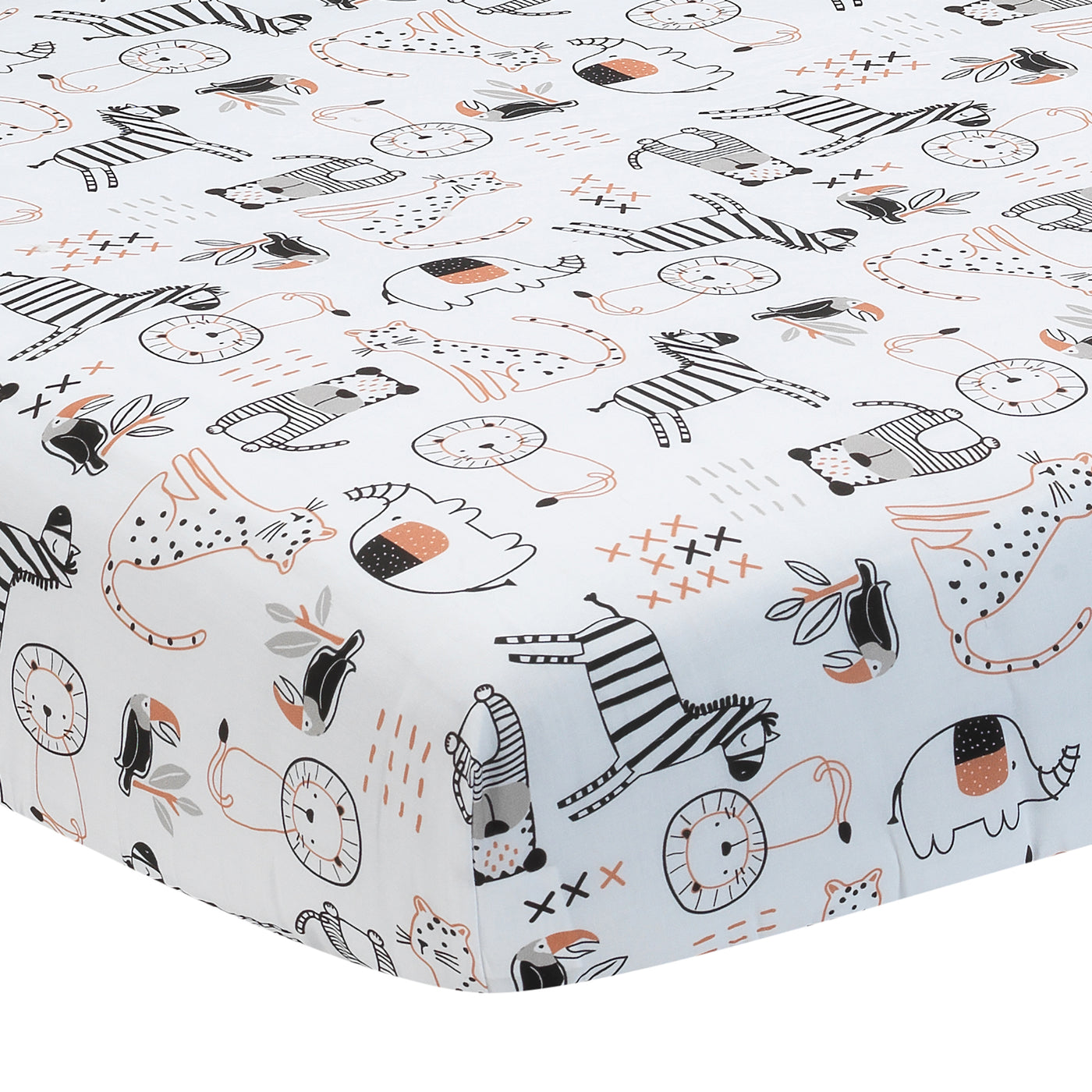 Patchwork Jungle 4-Piece Bedding Set