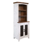 Pueblo 4-Piece Entertainment Wall Unit - Weathered White