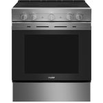 Haier Stainless Steel Smart Slide-In Electric Convection Range with Air Fry (5.7 Cu. Ft.) - QCSS740RNSS
