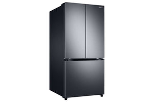 Samsung Black Stainless Steel 33" Wide French Door Refrigerator with Internal Ice & Water (24.5cu.ft) - RF25C5551SG/AA