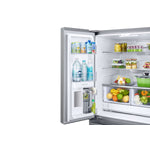 Samsung Stainless Steel 33" Wide French Door Refrigerator with Internal Ice & Water (24.5cu.ft) - RF25C5551SR/AA