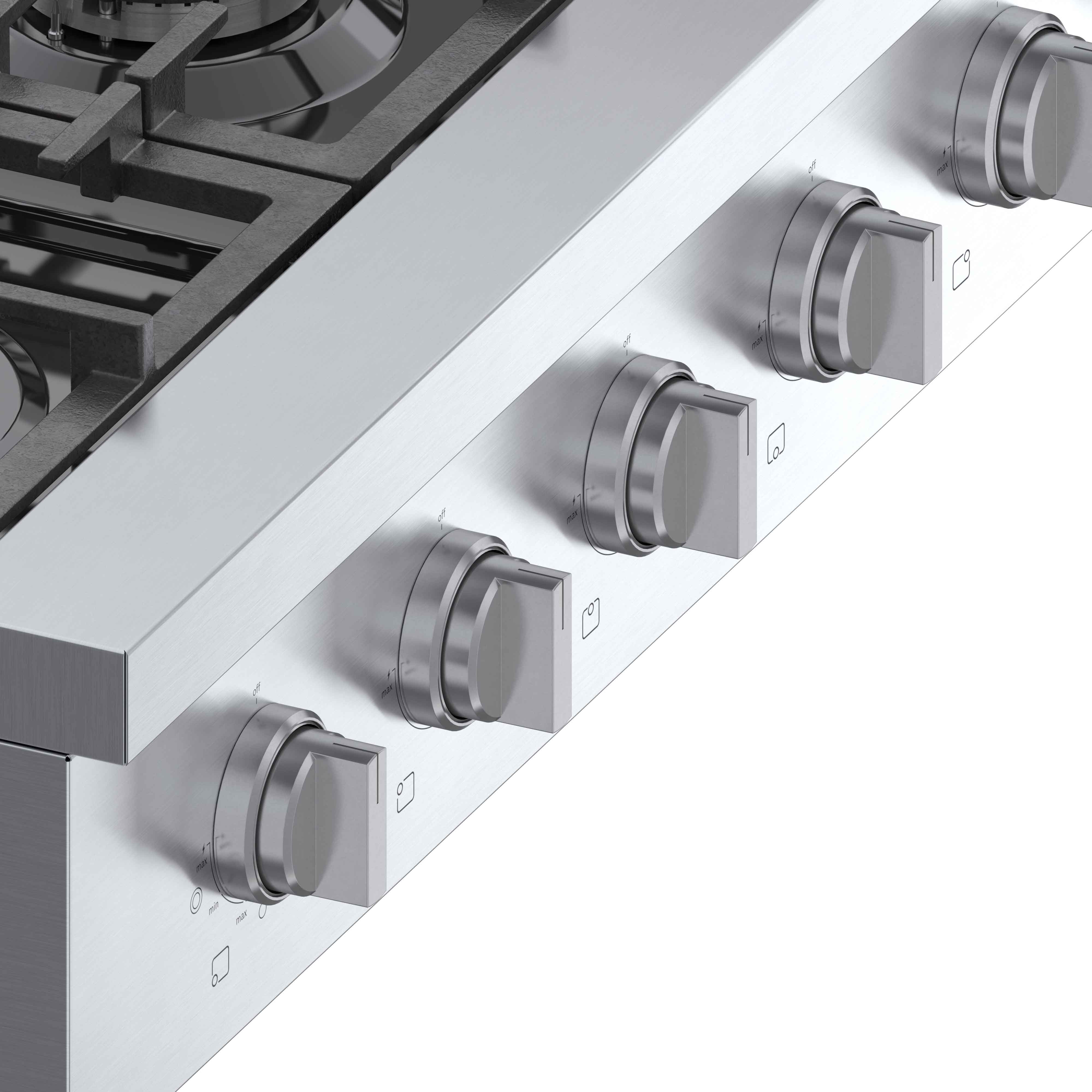 Bosch Stainless Steel Gas 800 Series Professional 36" Rangetop -RGM8658UC