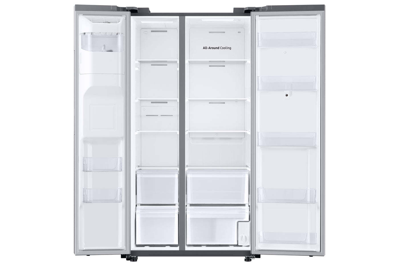 Samsung Stainless Side by Side Refrigerator with Family Hub (21.5 Cu.Ft) - RS22T5561SR/AC