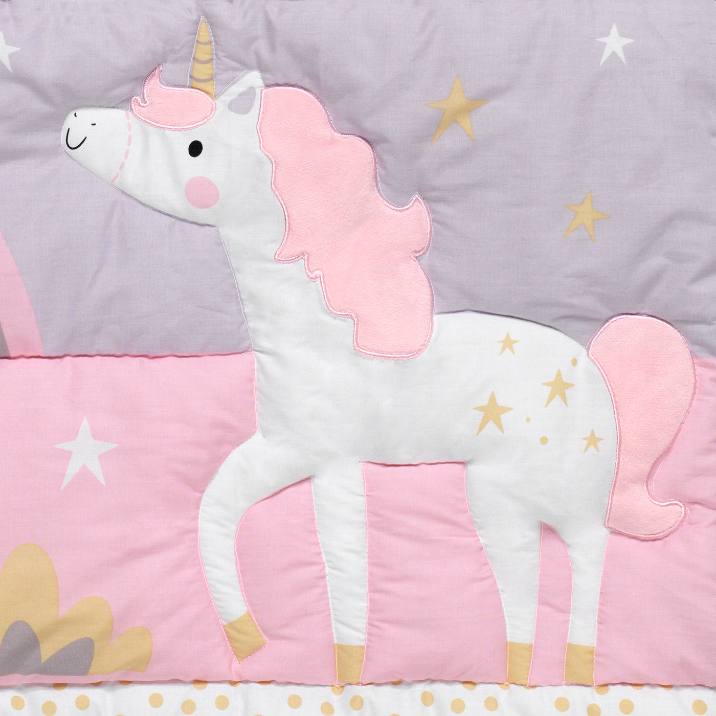 Rainbow Unicorn 3-Piece Bedding Set