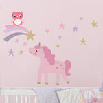 Rainbow Unicorn Wall Decals