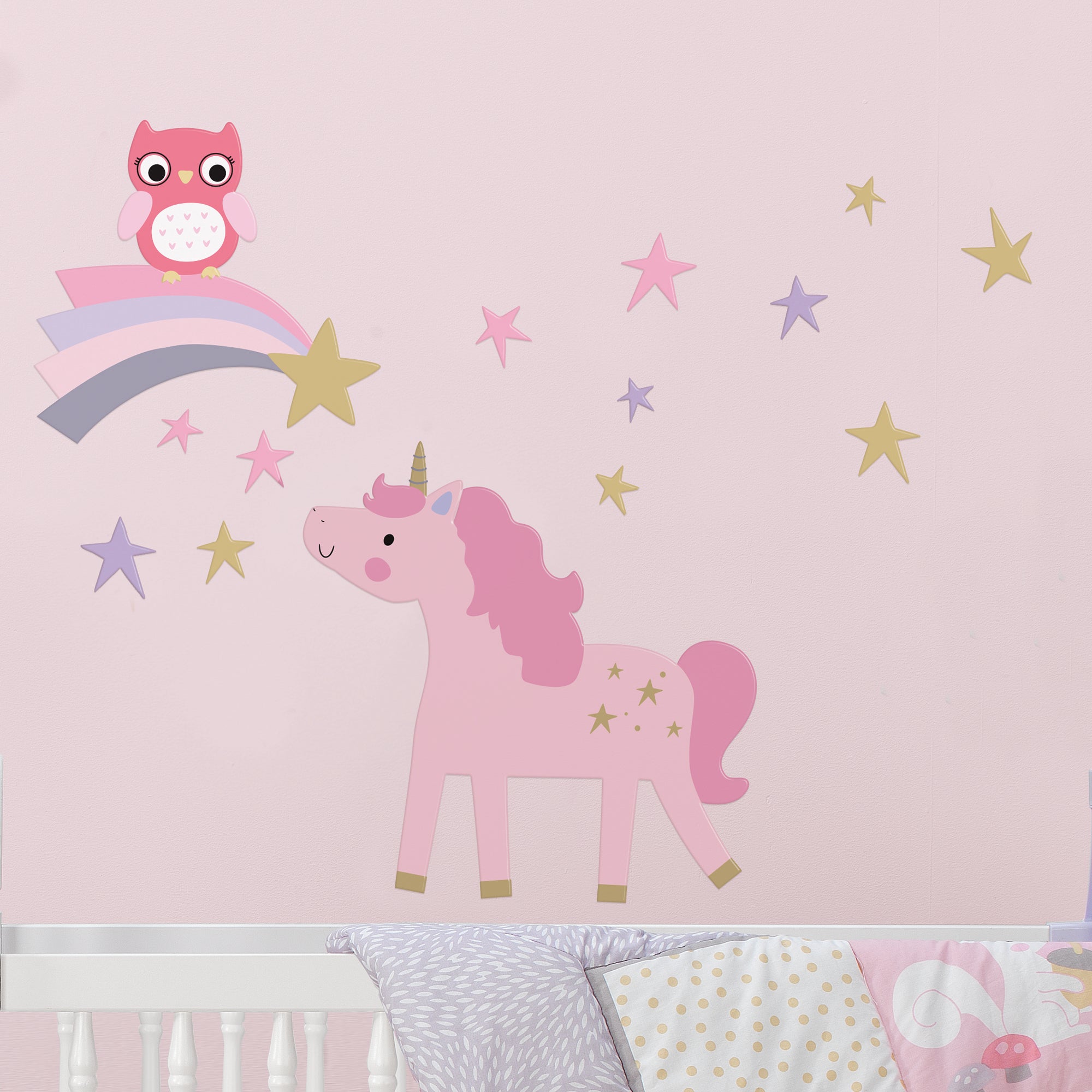 Rainbow Unicorn Wall Decals