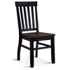 Caylie Noir Side Chair - Ebony, Driftwood