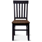 Caylie Noir 5-Piece Dining Set - Ebony, Driftwood