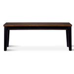 Raven Noir Bench - Ebony, Driftwood