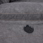 Reyes Power Reclining Sofa and Loveseat Set - Grey