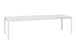 Nardi Rio 83"-110" Outdoor Extension Dining Table - White