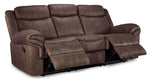 Roblin Reclining Sofa - Light Brown