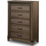 Rossco 5-Piece King Storage Bedroom Package - Rustic Oak