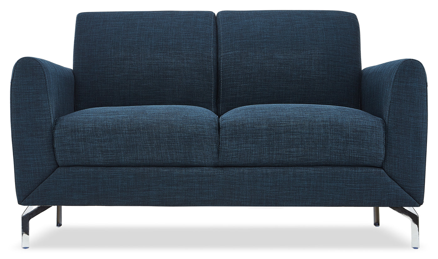Ryan Loveseat - Dark Blue