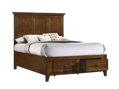 San Mateo 3-Piece Full Storage Bed - Tuscan