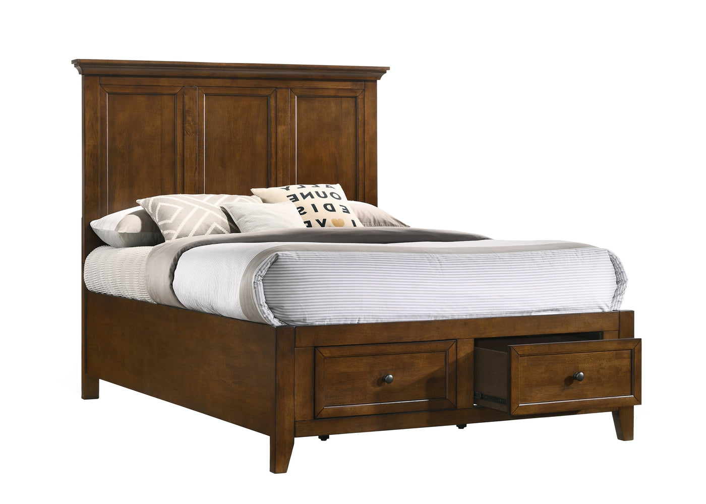 San Mateo 3-Piece Full Storage Bed - Tuscan