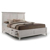 San Mateo 3-Piece Queen Storage Bed-Antique White