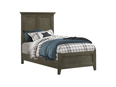 San Mateo 3-Piece Twin Panel Bed - Pewter