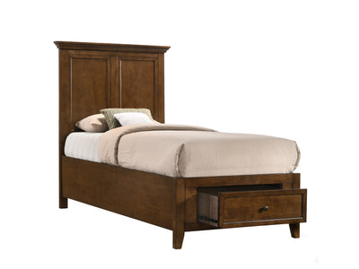 San Mateo 3-Piece Twin Storage Bed - Tuscan