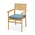 Bandrele Teak Outdoor 7-Piece Dining Package - Green/Natural