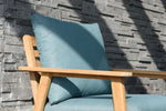 Bandrele Teak Outdoor Conversation - Set of 4 - Green/Natural