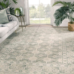 Skalkota V Area Rug - 8'6" X 11'6" - Ivory/Green