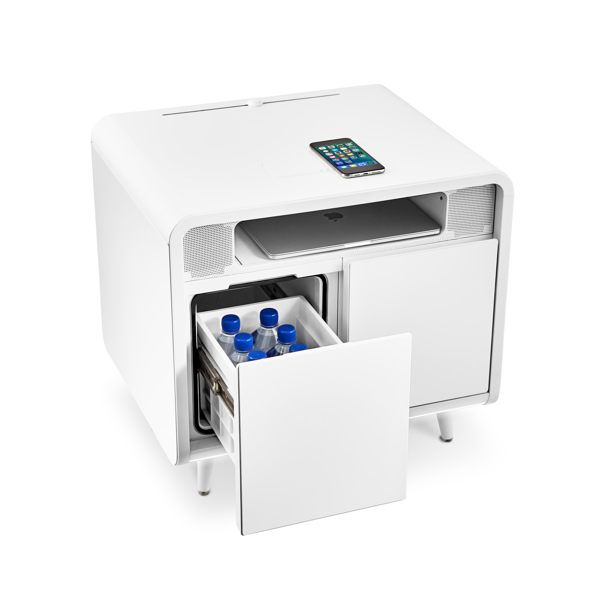 Sobro 23.5" Smart End Table - White