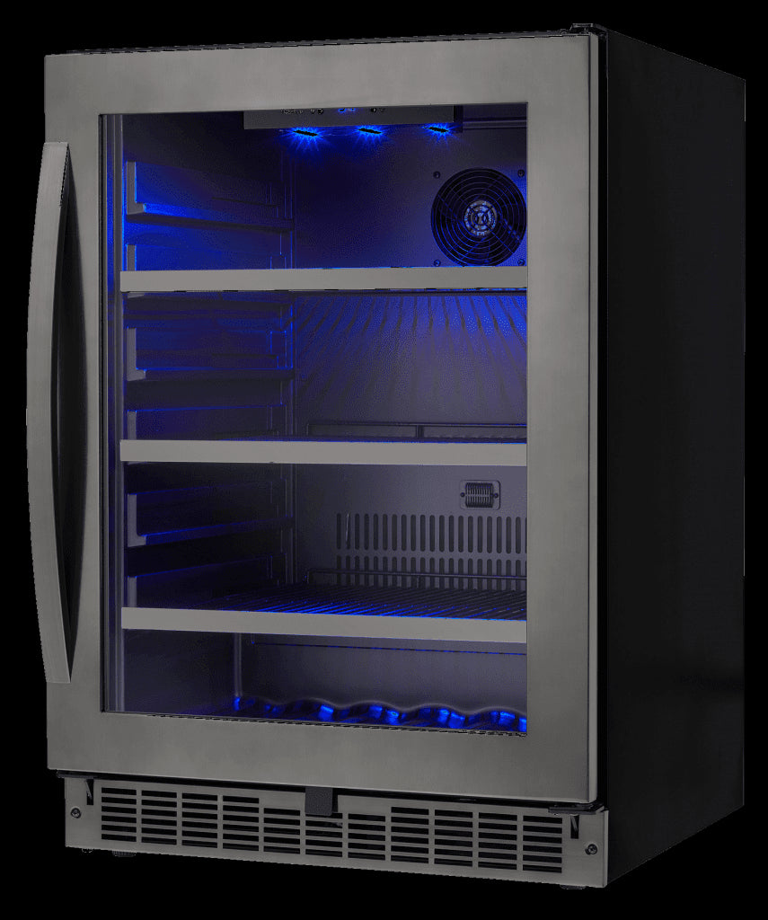 Danby Silhouette Black Stainless Beverage Centre 138 Can/ 6 Bottles SSBC056D3B-S