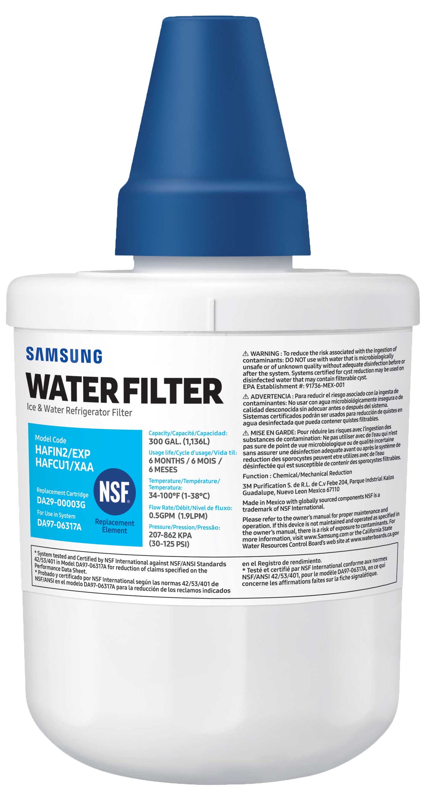 Samsung Water Filter - HAFCU1/XAA