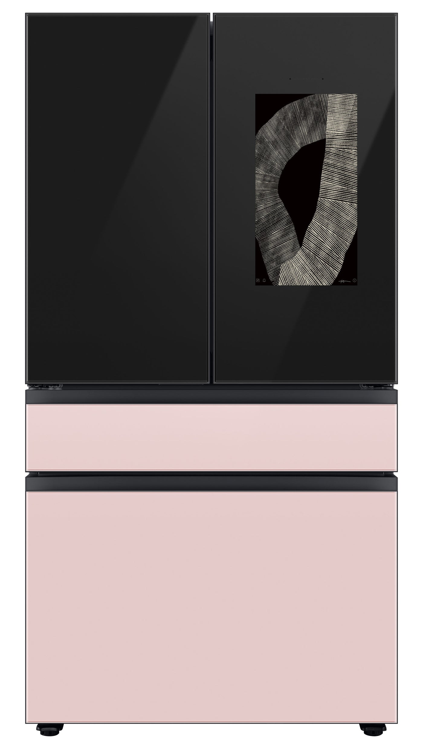 Samsung BESPOKE 36" 4-Door French-Door Refrigerator with Beverage Center and Family Hub (Without Panels) (28.6 cu.ft.) - RF29BB8900ACAC