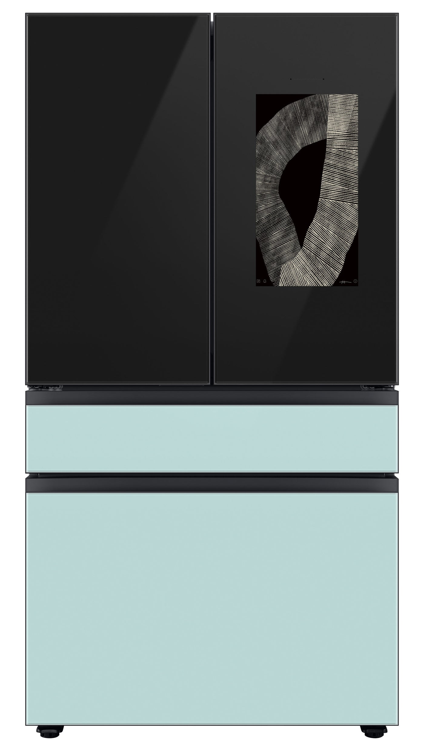 Samsung BESPOKE 36" 4-Door French-Door Refrigerator with Beverage Center and Family Hub (Without Panels) (28.6 cu.ft.) - RF29BB8900ACAC