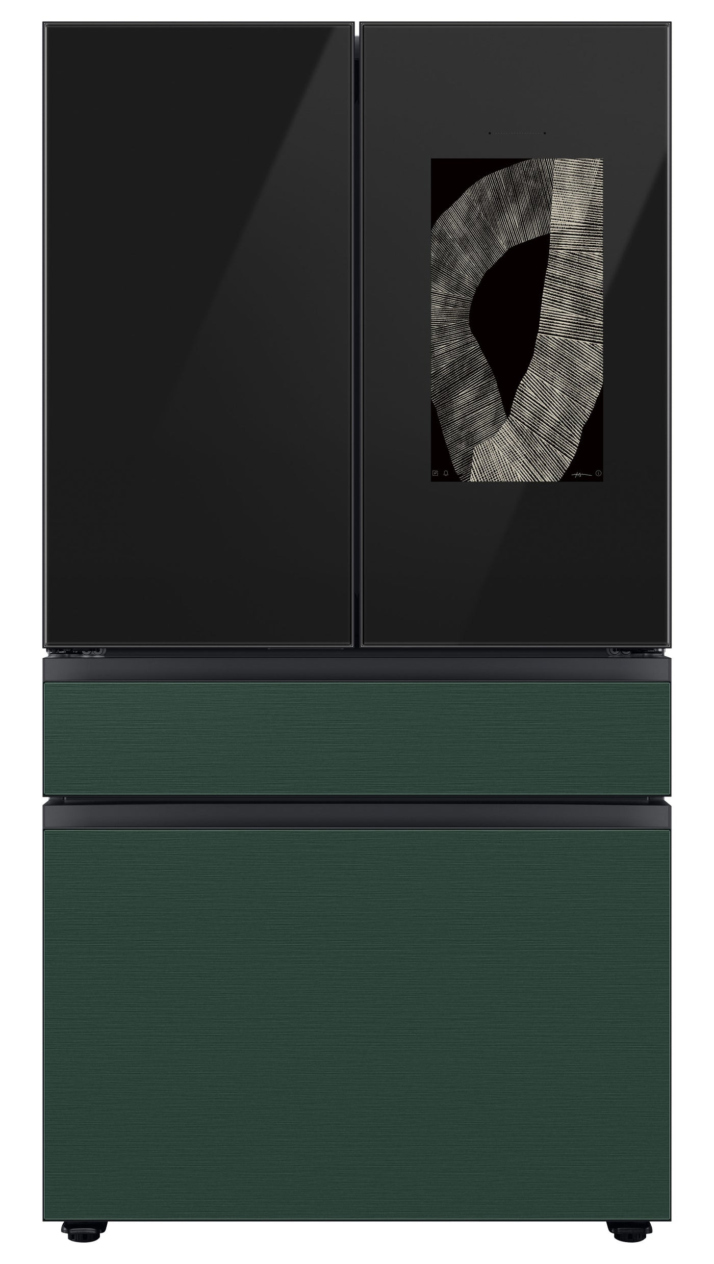 Samsung BESPOKE 36" 4-Door French-Door Refrigerator with Beverage Center and Family Hub (Without Panels) (28.6 cu.ft.) - RF29BB8900ACAC