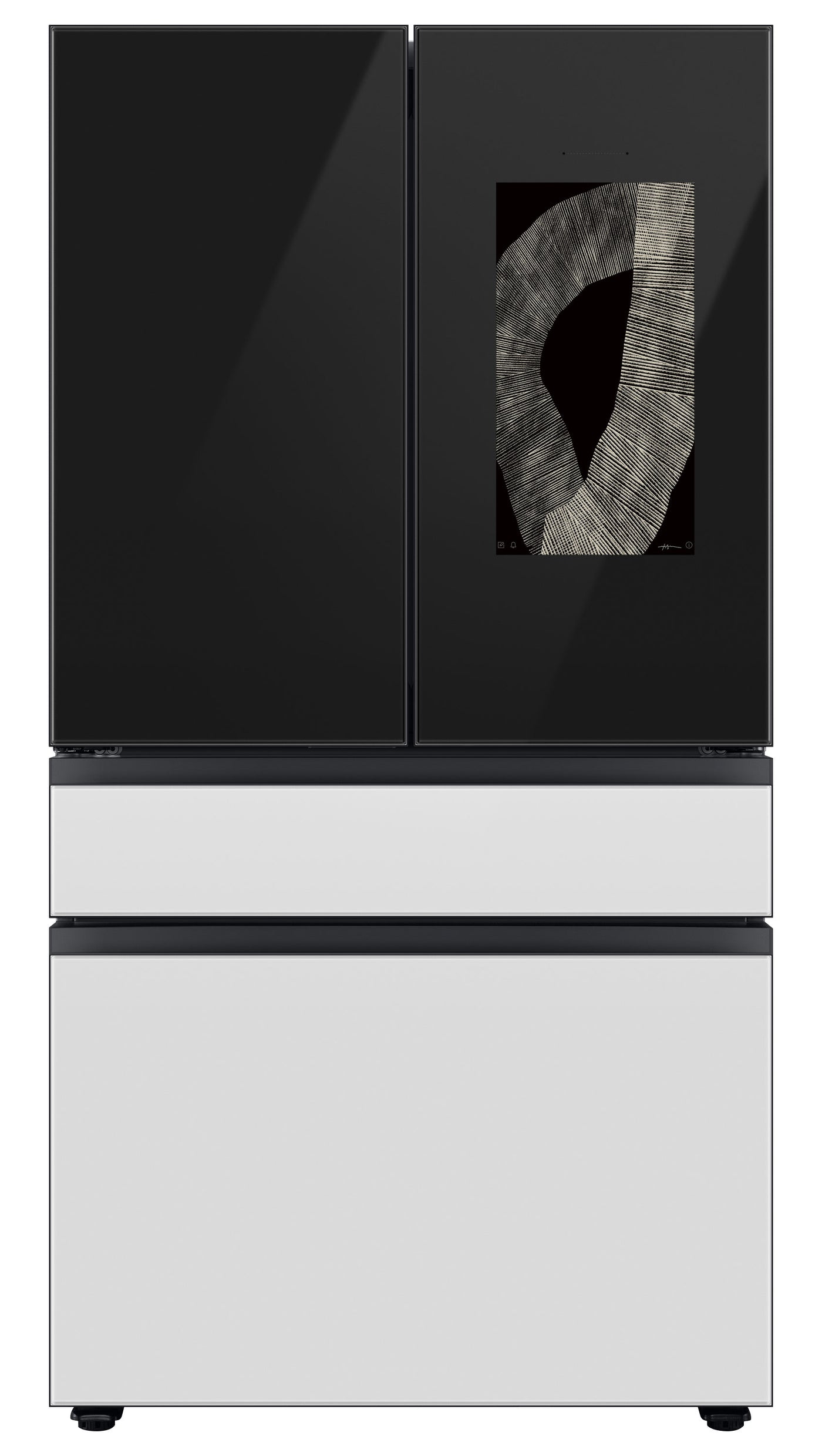 Samsung BESPOKE 36" 4-Door French-Door Refrigerator with Beverage Center and Family Hub (Without Panels) (28.6 cu.ft.) - RF29BB8900ACAC