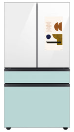 Samsung BESPOKE 36" 4-Door Counter-Depth Refrigerator with Beverage Center and Family Hub (Without Panels) (22.5 cu.ft.) - RF23BB8900AWAC