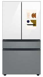 Samsung BESPOKE 36" 4-Door Counter-Depth Refrigerator with Beverage Center and Family Hub (Without Panels) (22.5 cu.ft.) - RF23BB8900AWAC
