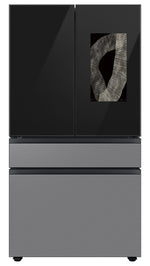 Samsung BESPOKE 36" 4-Door Counter-Depth Refrigerator with Beverage Center and Family Hub (Without Panels) (22.5 cu.ft.) - RF23BB8900ACAC