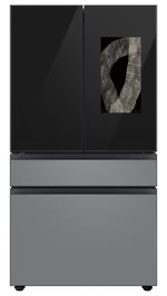 Samsung BESPOKE 36" 4-Door Counter-Depth Refrigerator with Beverage Center and Family Hub (Without Panels) (22.5 cu.ft.) - RF23BB8900ACAC