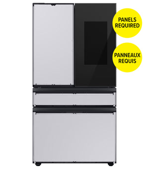 Samsung BESPOKE 36" 4-Door Counter-Depth Refrigerator with Beverage Center and Family Hub (Without Panels) (22.5 cu.ft.) - RF23BB8900ACAC