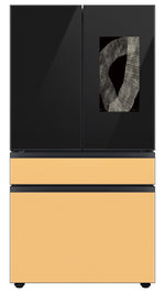 Samsung BESPOKE 36" 4-Door Counter-Depth Refrigerator with Beverage Center and Family Hub (Without Panels) (22.5 cu.ft.) - RF23BB8900ACAC