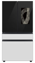 Samsung BESPOKE 36" 4-Door Counter-Depth Refrigerator with Beverage Center and Family Hub (Without Panels) (22.5 cu.ft.) - RF23BB8900ACAC